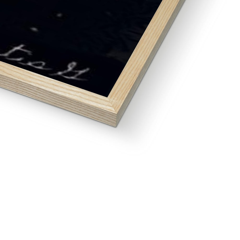 Invasion Framed Print showcasing a simple elegant design with a satin finish and premium fine art paper.