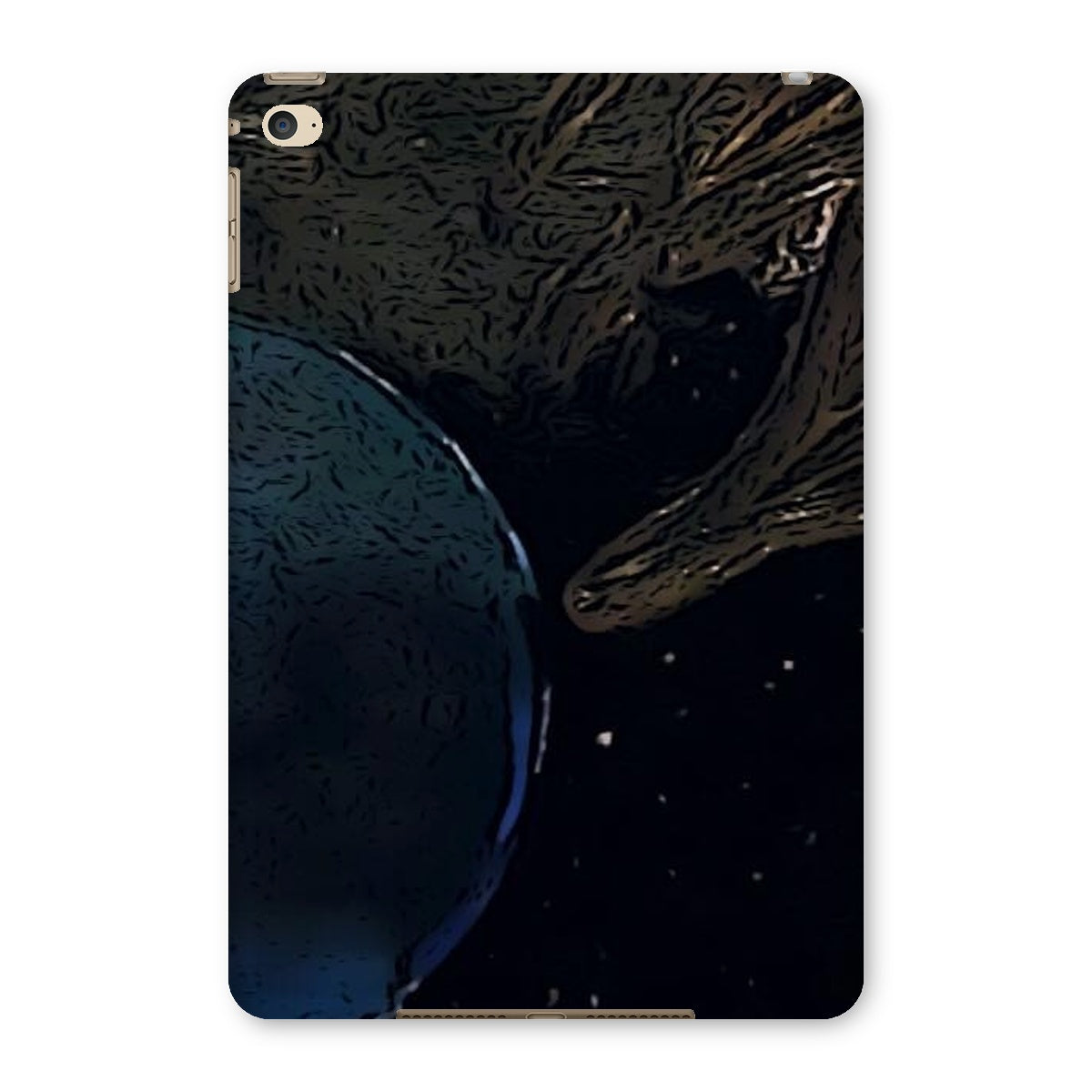 Invasion Tablet Case for iPad, showcasing a snug fit and durable polycarbonate material in a stylish design.