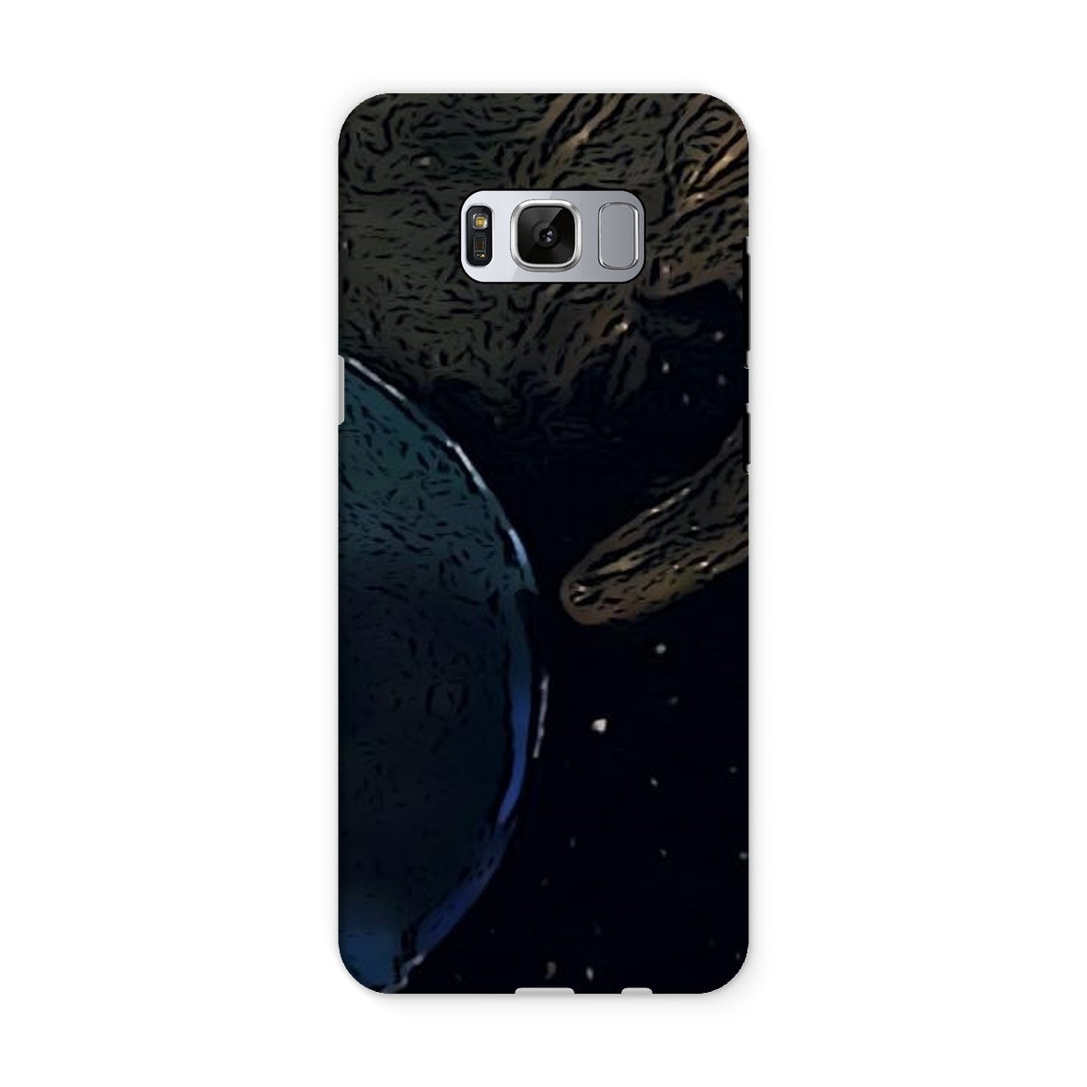 Invasion Tough Phone Case showcasing dual-layer design with impact-resistant plastic and flexible silicone inner layer.