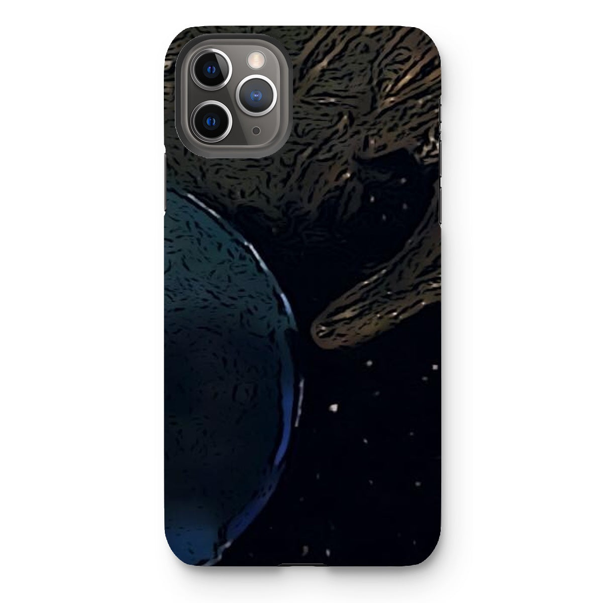 Invasion Tough Phone Case showcasing dual-layer design with impact-resistant plastic and flexible silicone inner layer.