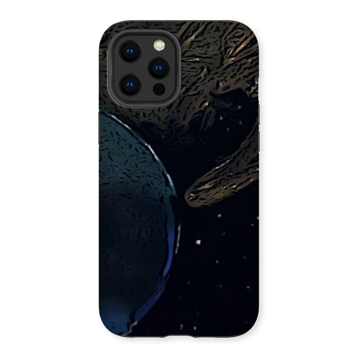 Invasion Tough Phone Case showcasing dual-layer design with impact-resistant plastic and flexible silicone inner layer.