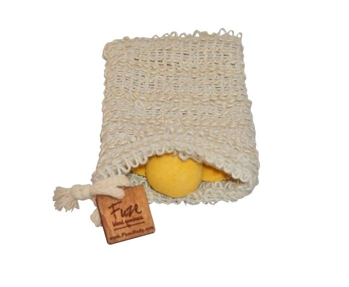 Joy Shower Smoothies 25 Pack featuring colorful essential oil-infused shower smoothies in a loofah bag.