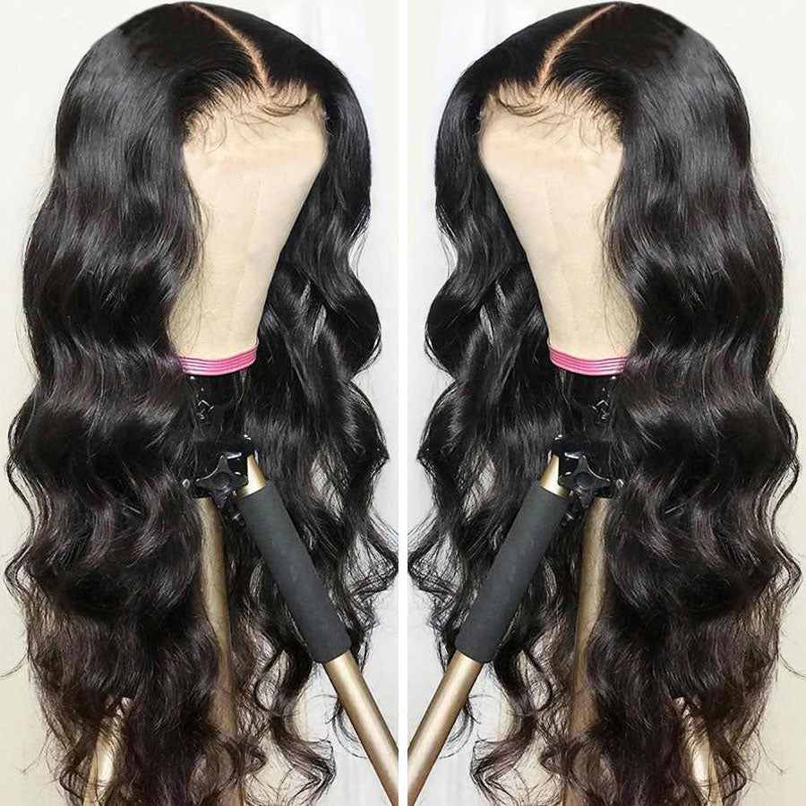 Lace Front Wig Body Wave, featuring elegant curls and a natural hairline, suitable for all skin tones and face shapes.