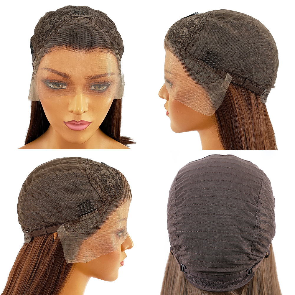 Lace Front Wig Body Wave, featuring elegant curls and a natural hairline, suitable for all skin tones and face shapes.