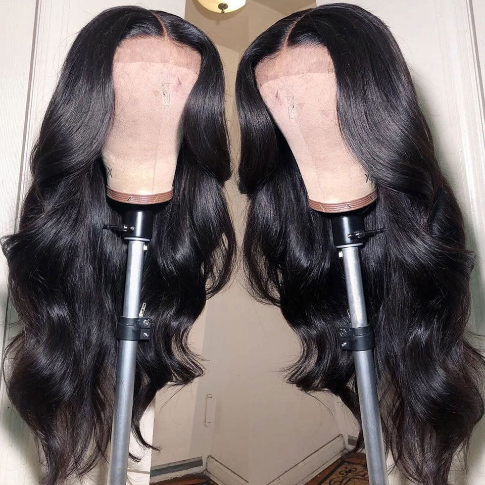 Lace Front Wig Body Wave, featuring elegant curls and a natural hairline, suitable for all skin tones and face shapes.