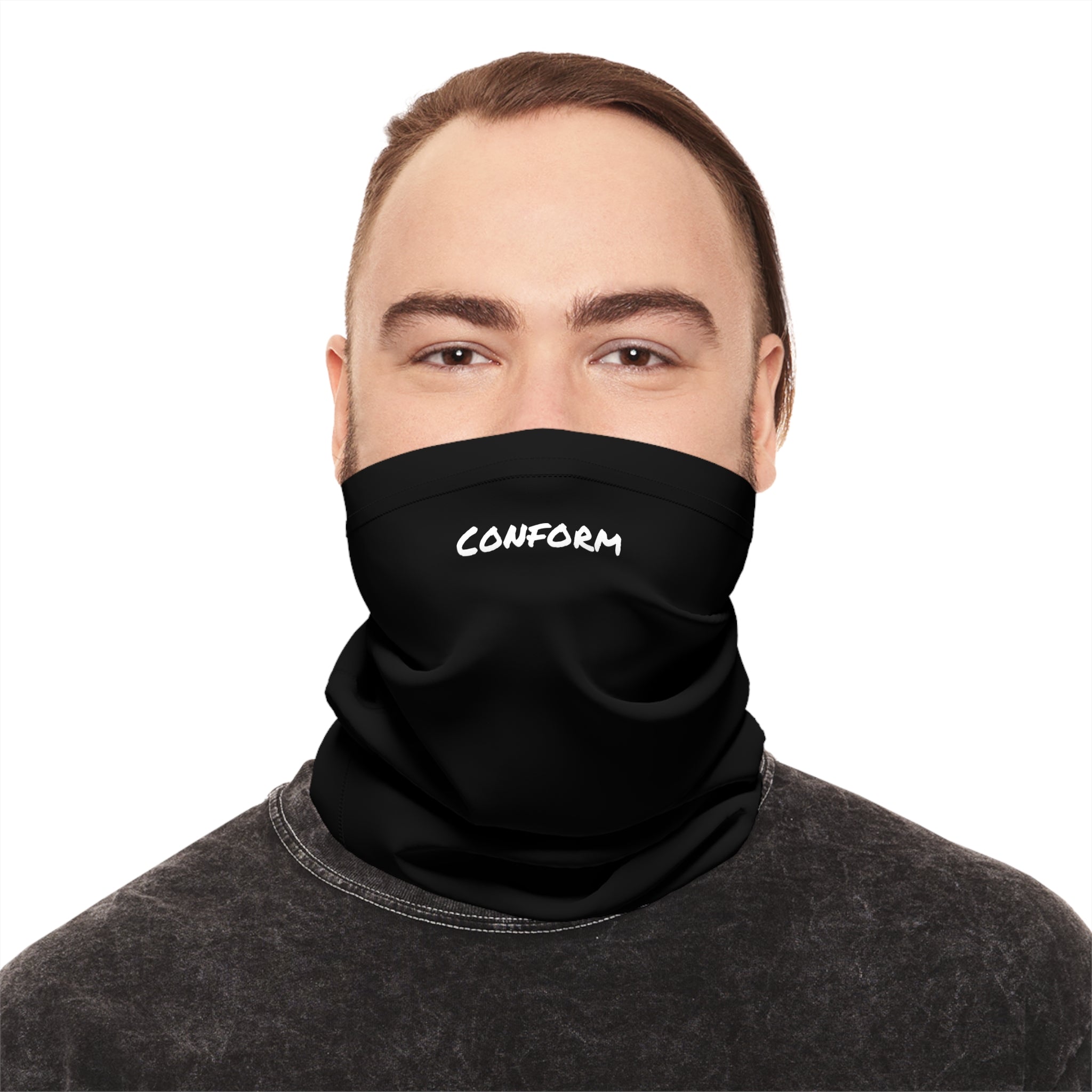 Lightweight Neck Gaiter - 'Conform' in various colors, showcasing its stretchy and breathable material, ideal for outdoor activities.