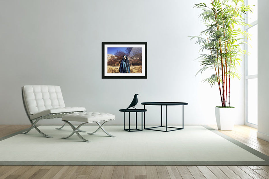 A vibrant artwork titled 'Linda in Kabul' showcasing Afghan culture with intricate details and rich colors.