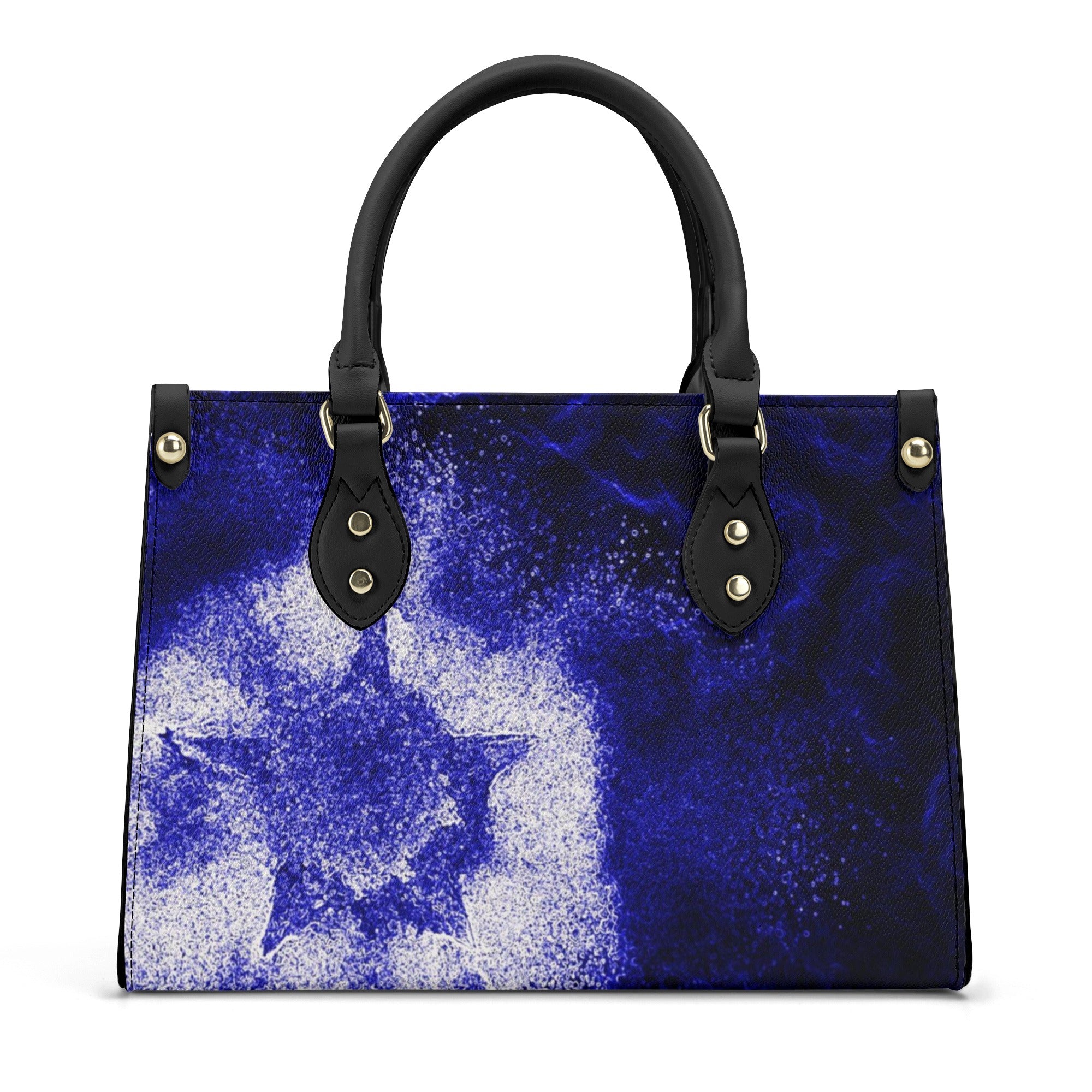 Luxury Women PU Tote Bag in white and black with smooth zipper and stylish design, perfect for everyday use.