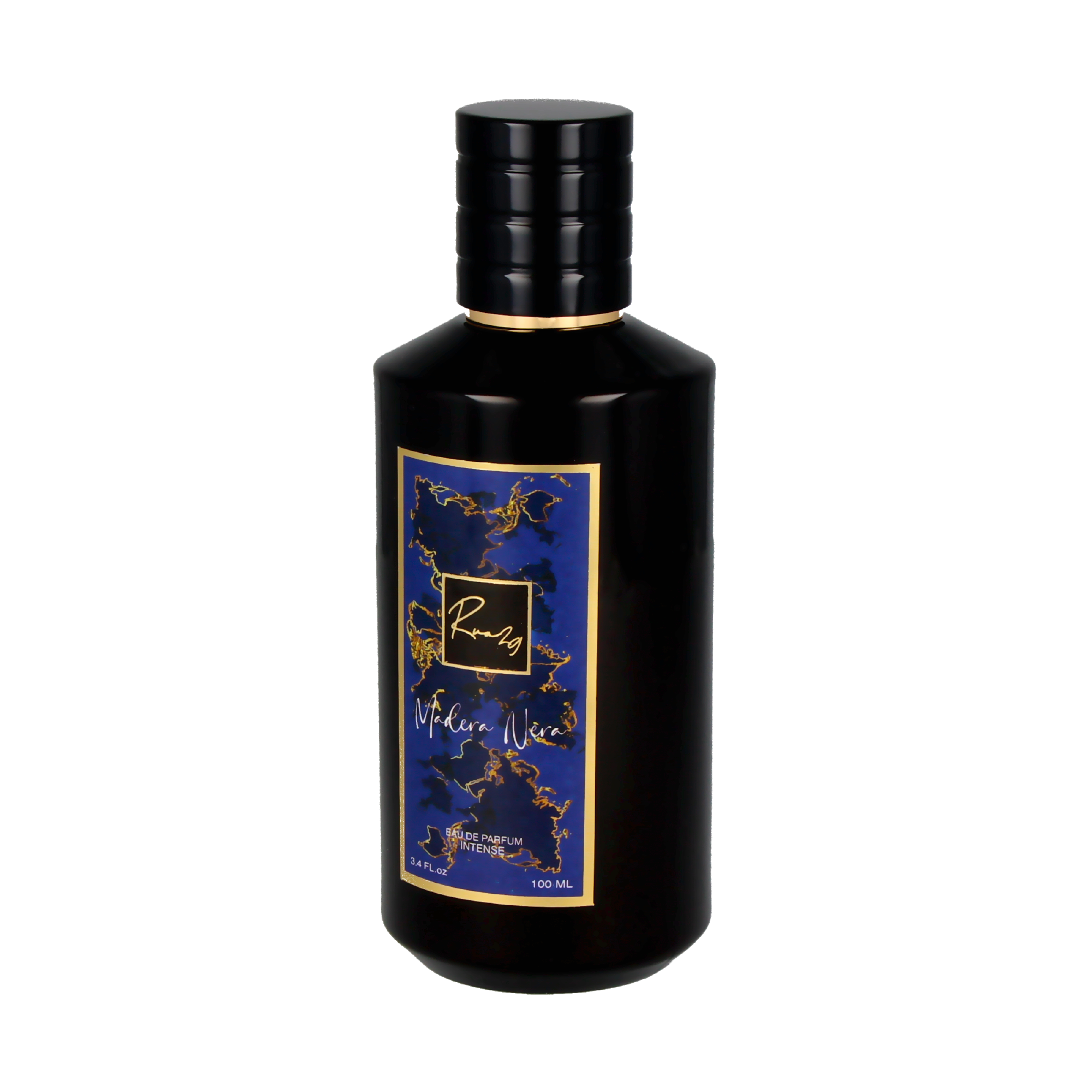 Madera Nera Eau De Parfum bottle with a dark, elegant design, reflecting the essence of the American West.