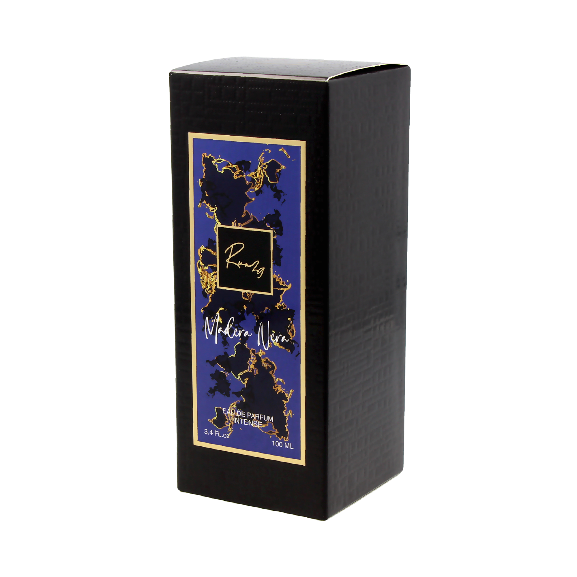 Madera Nera Eau De Parfum bottle with a dark, elegant design, reflecting the essence of the American West.