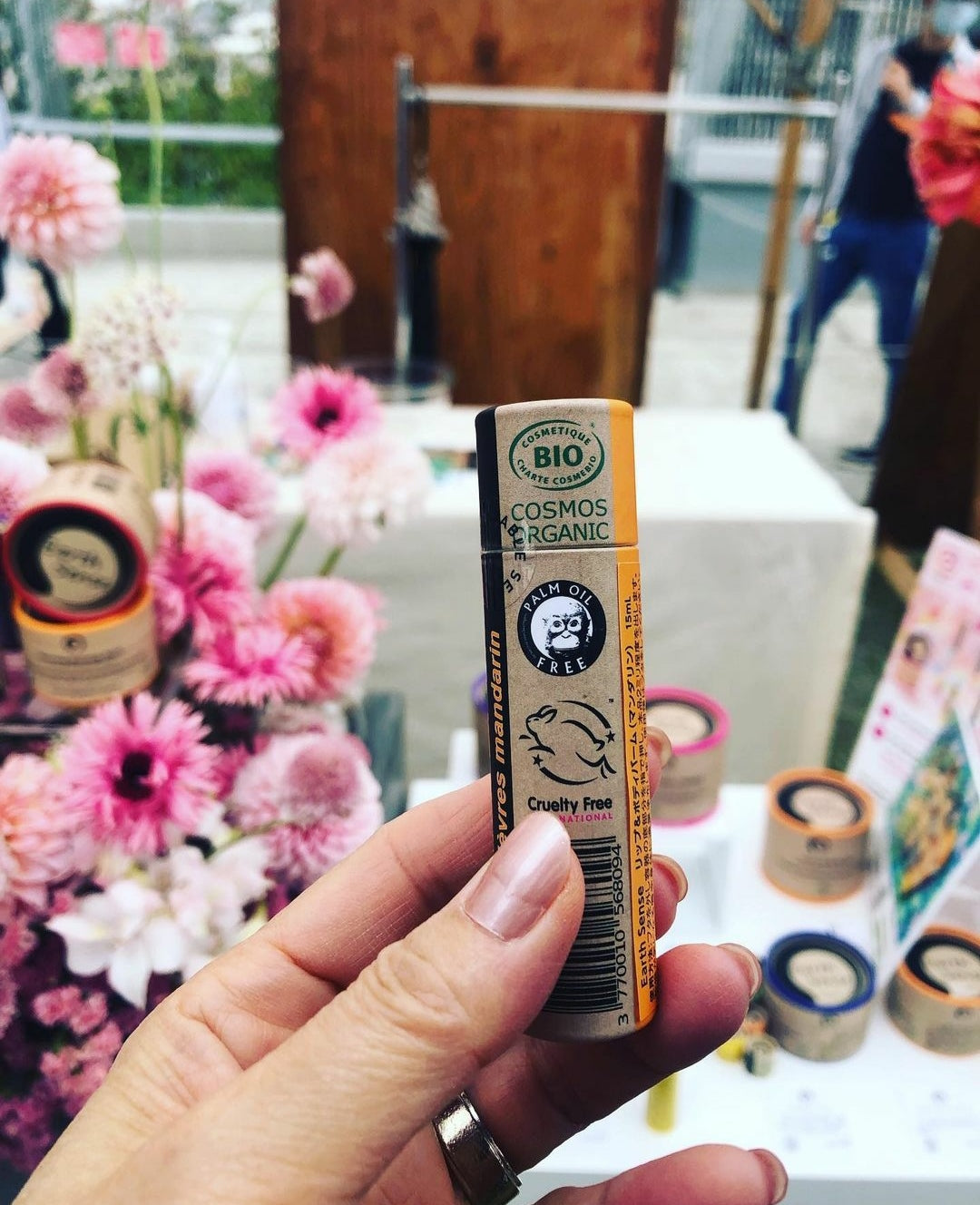 A collection of 30 tubes of 15ml Organic Ginger Lip Balm, showcasing their natural ingredients and eco-friendly packaging.