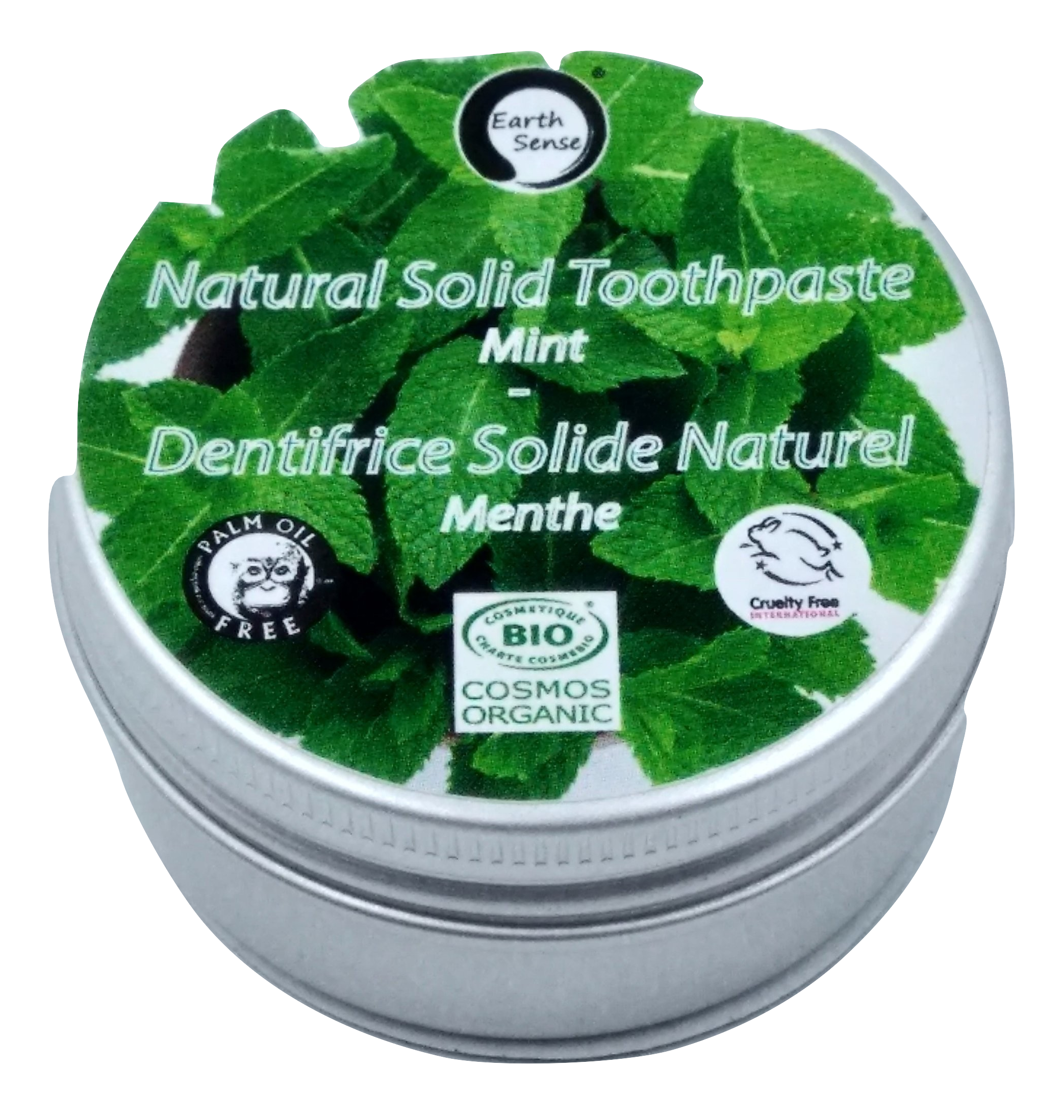 MEGA BUNDLE of 32 x 40g Natural Organic Certified Solid Toothpaste in recyclable aluminum tins, showcasing eco-friendly oral care.