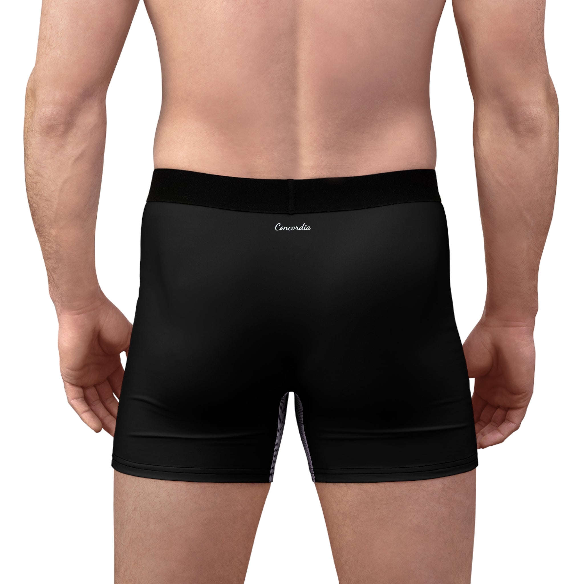 Men's Boxer Briefs - Yeah featuring custom designs in lightweight polyester fabric, showcasing comfort and style.