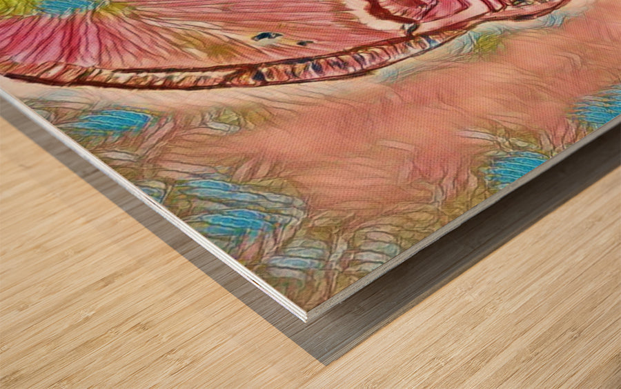 A beautiful art print titled 'Meet Me Outside 3', showcasing vibrant colors and intricate details, available in various formats including canvas, acrylic, and metal.