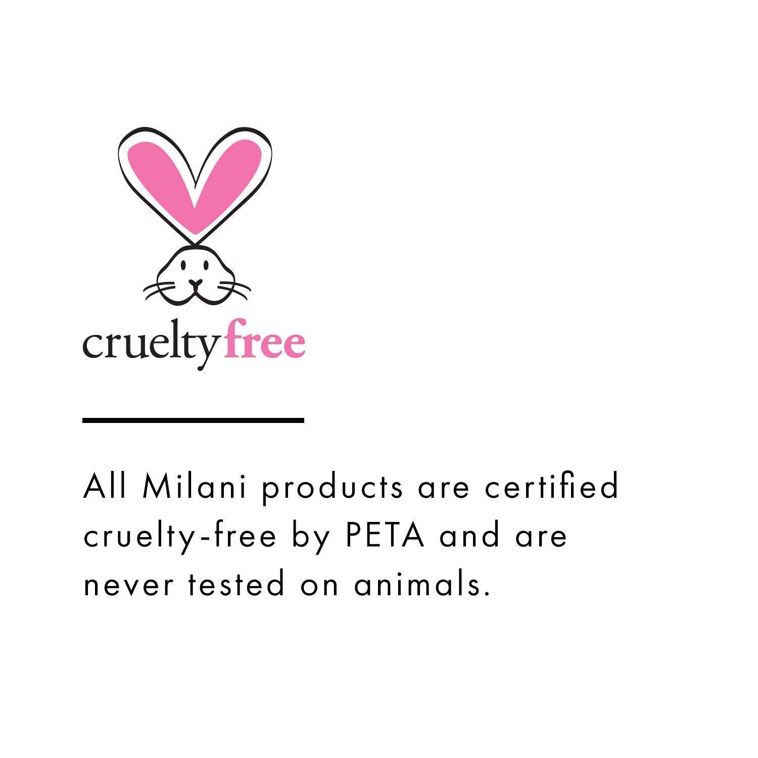 Milani Baked Blush in Dolce Pink, showcasing its vibrant color and shimmery finish in a compact.