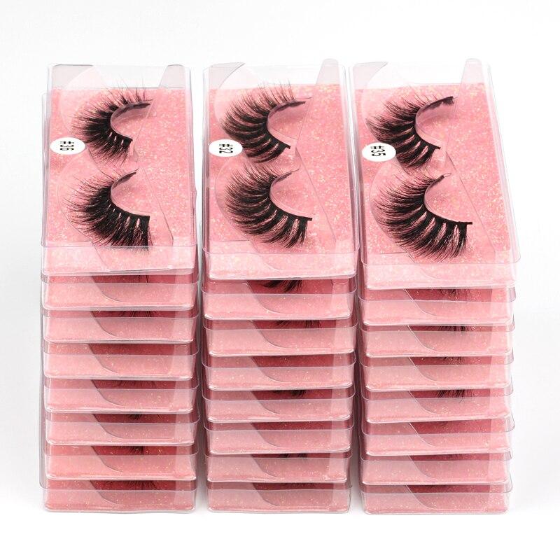 A collection of Mink Eye Lashes in various styles and lengths, showcasing fluffy and dramatic designs suitable for all occasions.