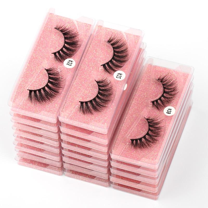 A collection of Mink Eye Lashes in various styles and lengths, showcasing fluffy and dramatic designs suitable for all occasions.