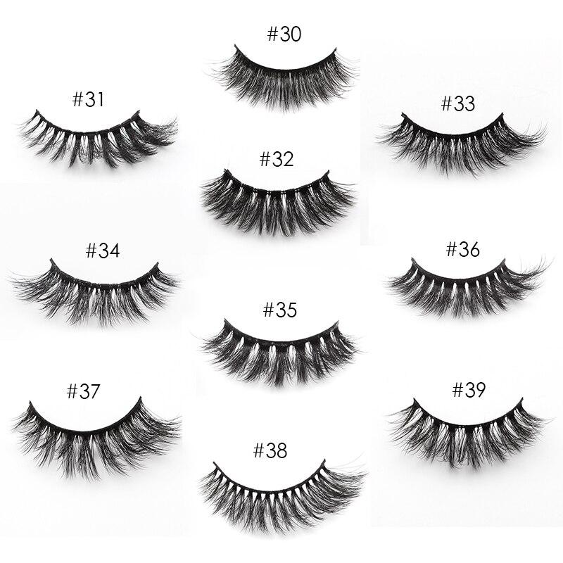 A collection of Mink Eye Lashes in various styles and lengths, showcasing fluffy and dramatic designs suitable for all occasions.