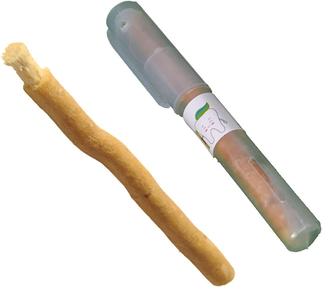 A bundle of Miswak sticks for teeth, showcasing their natural texture and organic appearance, ideal for oral hygiene.