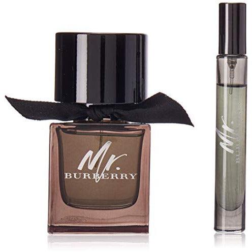 Burberry Mr. Gift Set featuring 50ml and 7.5ml EDP in elegant packaging.
