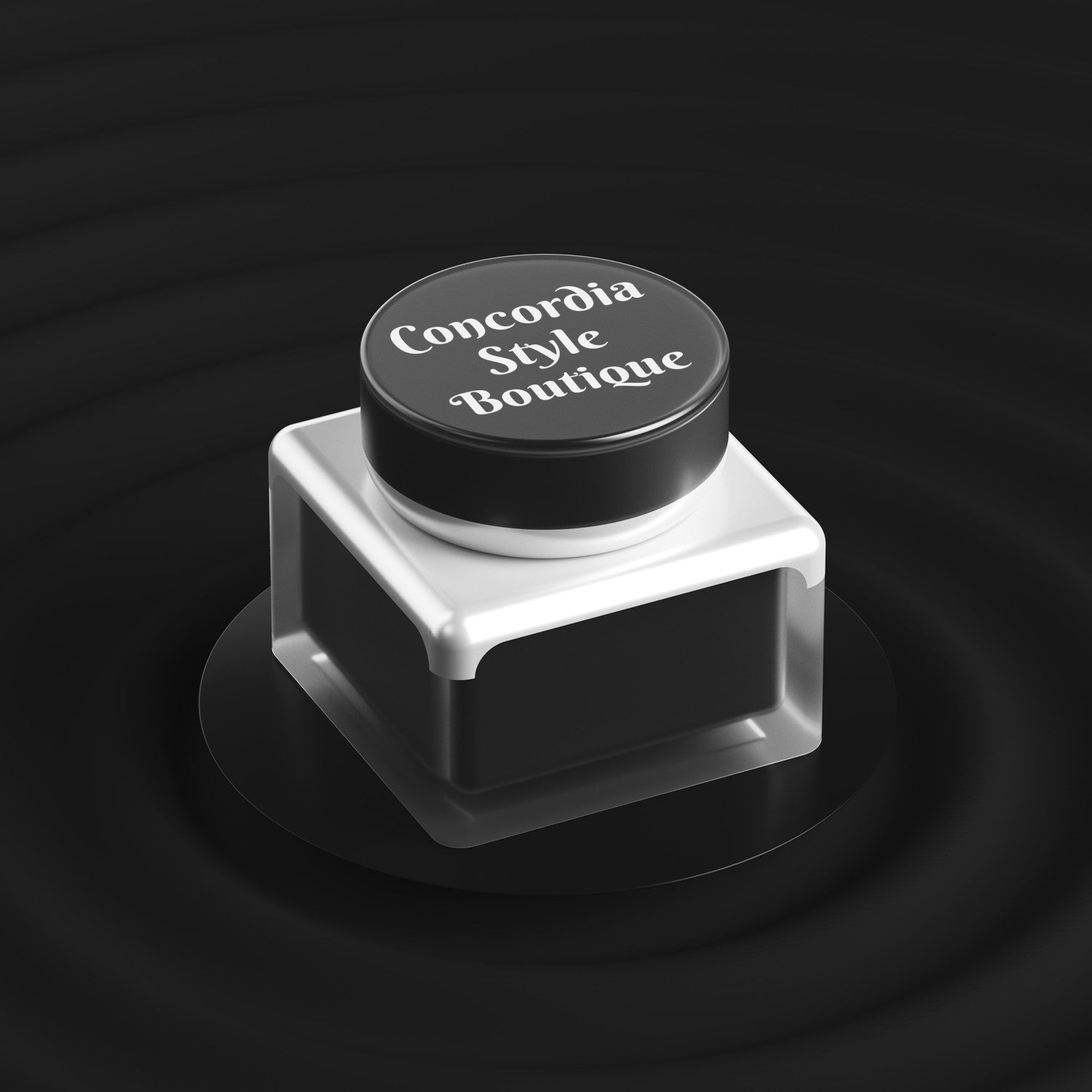 Luxurious anti-aging night cream in a sleek jar, enriched with grape seed oil and shea butter for rejuvenated skin.