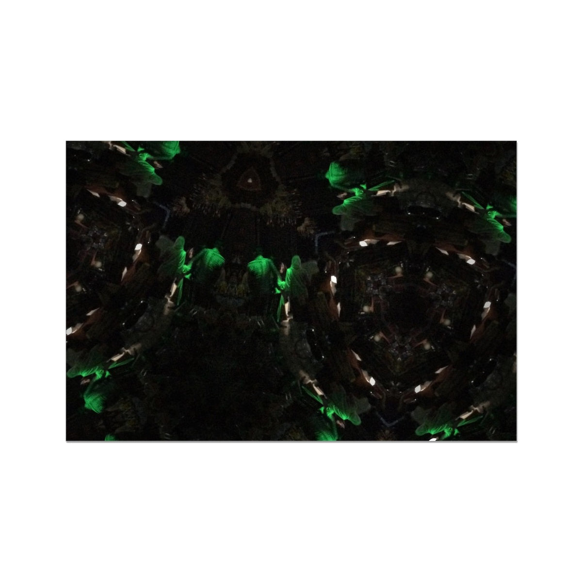 Nightlife Rolled Canvas showcasing vibrant colors and fine details, printed on artist-grade cotton canvas.