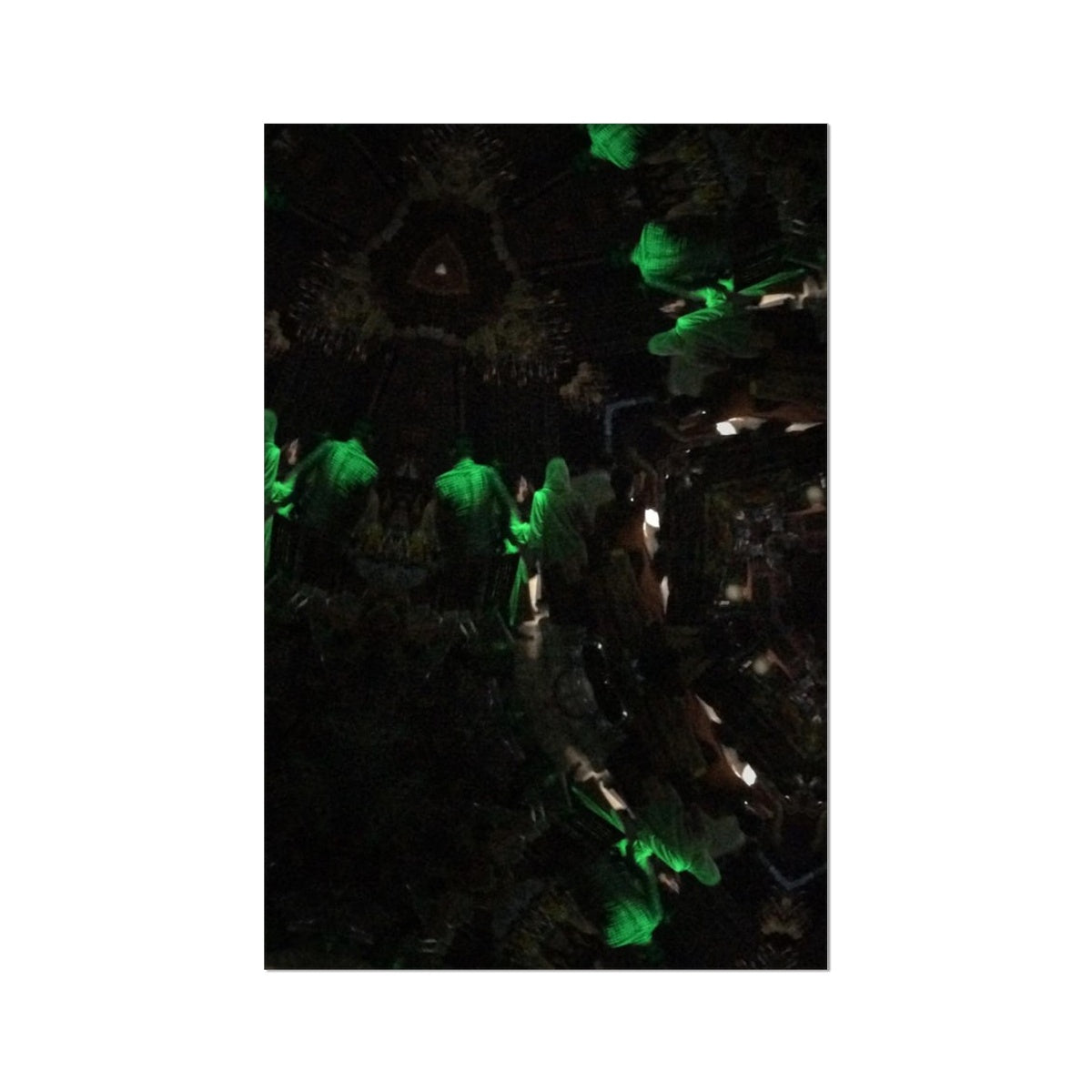 Nightlife Rolled Canvas showcasing vibrant colors and fine details, printed on artist-grade cotton canvas.