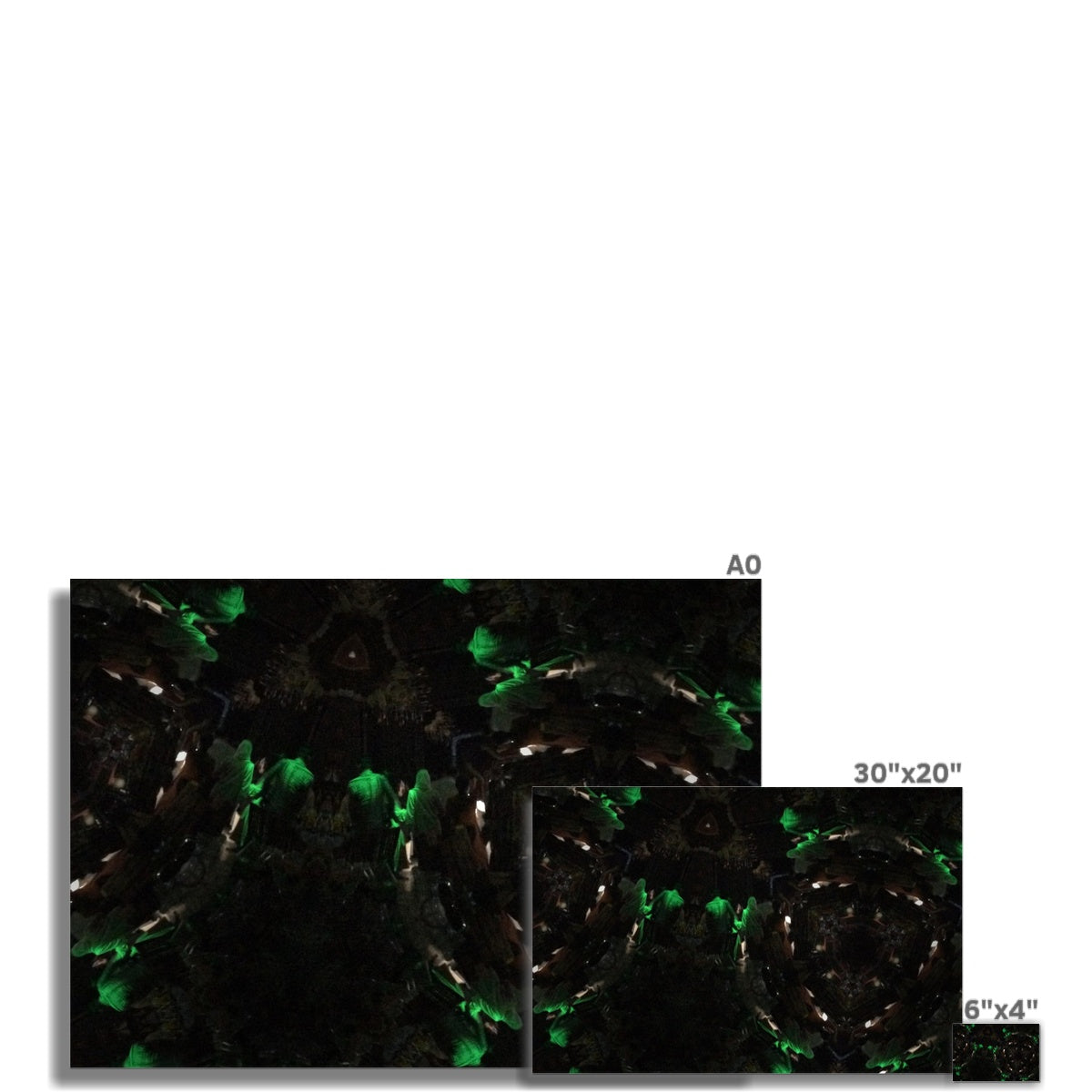 Nightlife Rolled Canvas showcasing vibrant colors and fine details, printed on artist-grade cotton canvas.