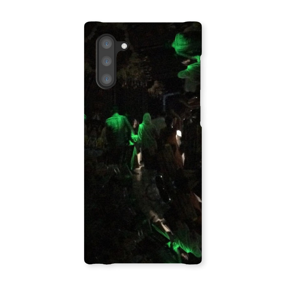 Nightlife Snap Phone Case featuring vibrant nightlife-themed graphics, designed for snug fit and durable protection.