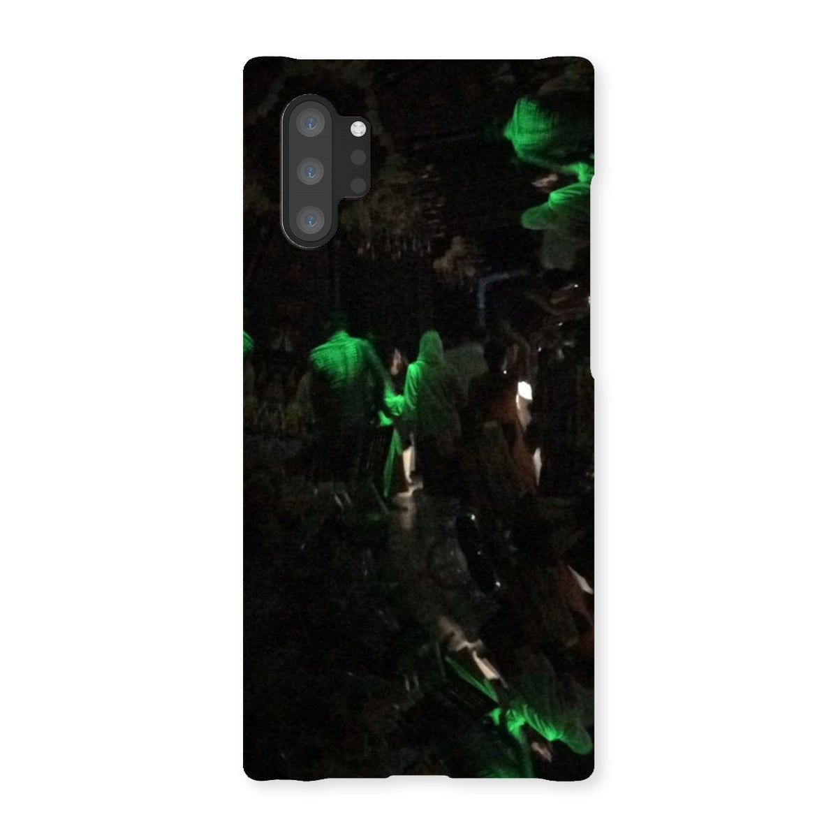 Nightlife Snap Phone Case featuring vibrant nightlife-themed graphics, designed for snug fit and durable protection.