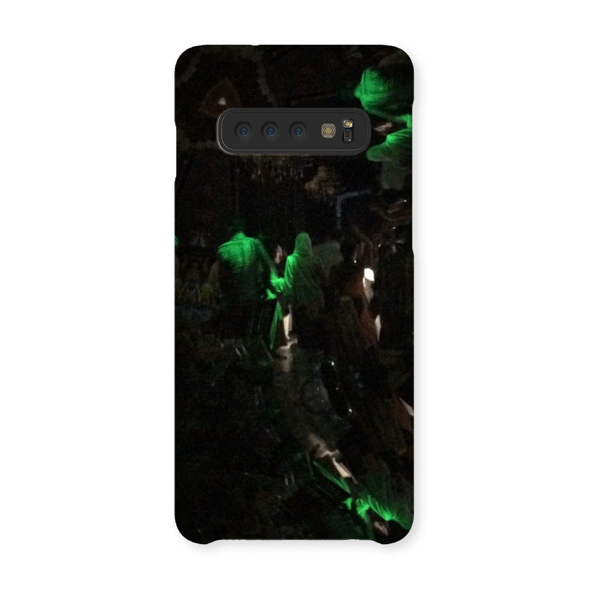 Nightlife Snap Phone Case featuring vibrant nightlife-themed graphics, designed for snug fit and durable protection.