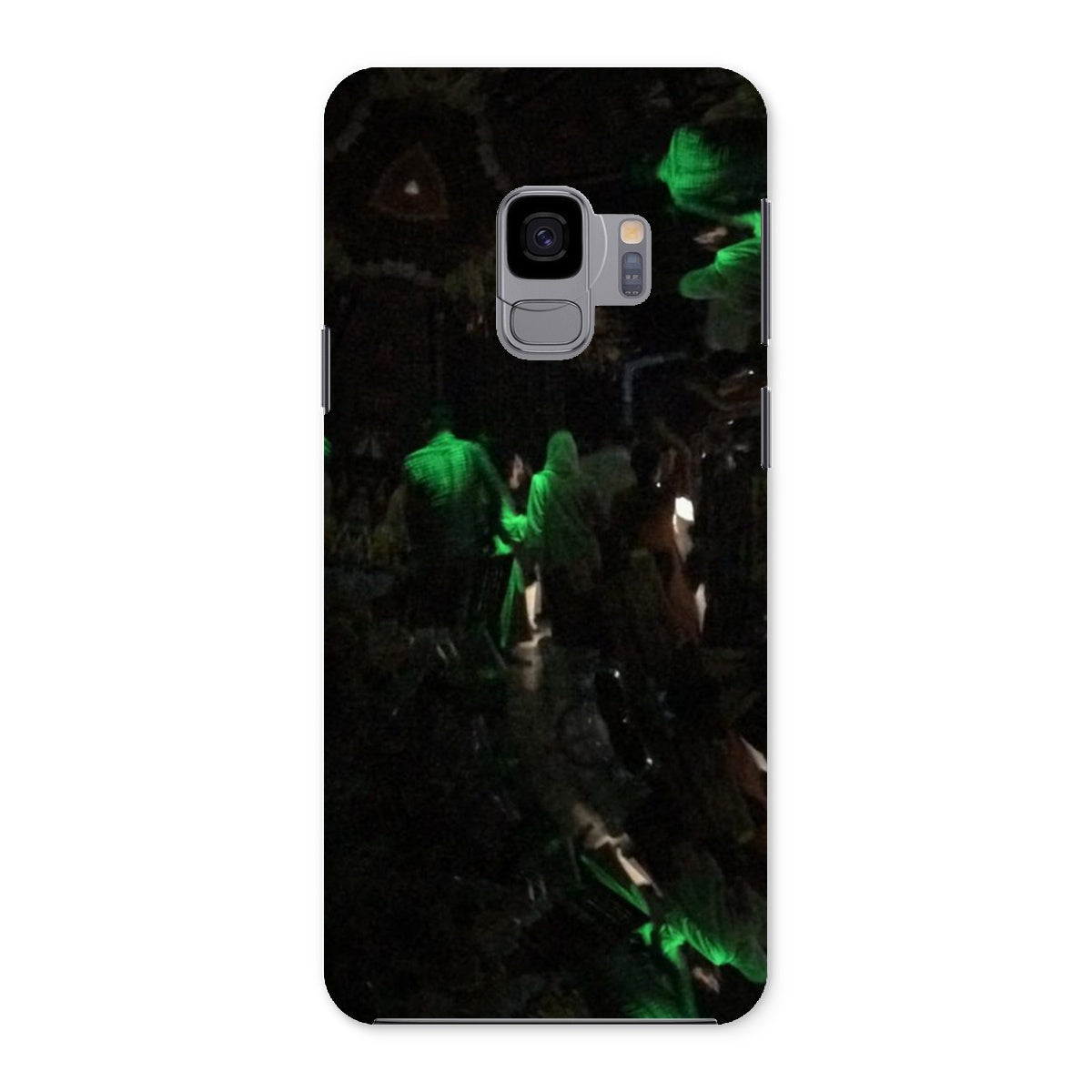 Nightlife Snap Phone Case featuring vibrant nightlife-themed graphics, designed for snug fit and durable protection.