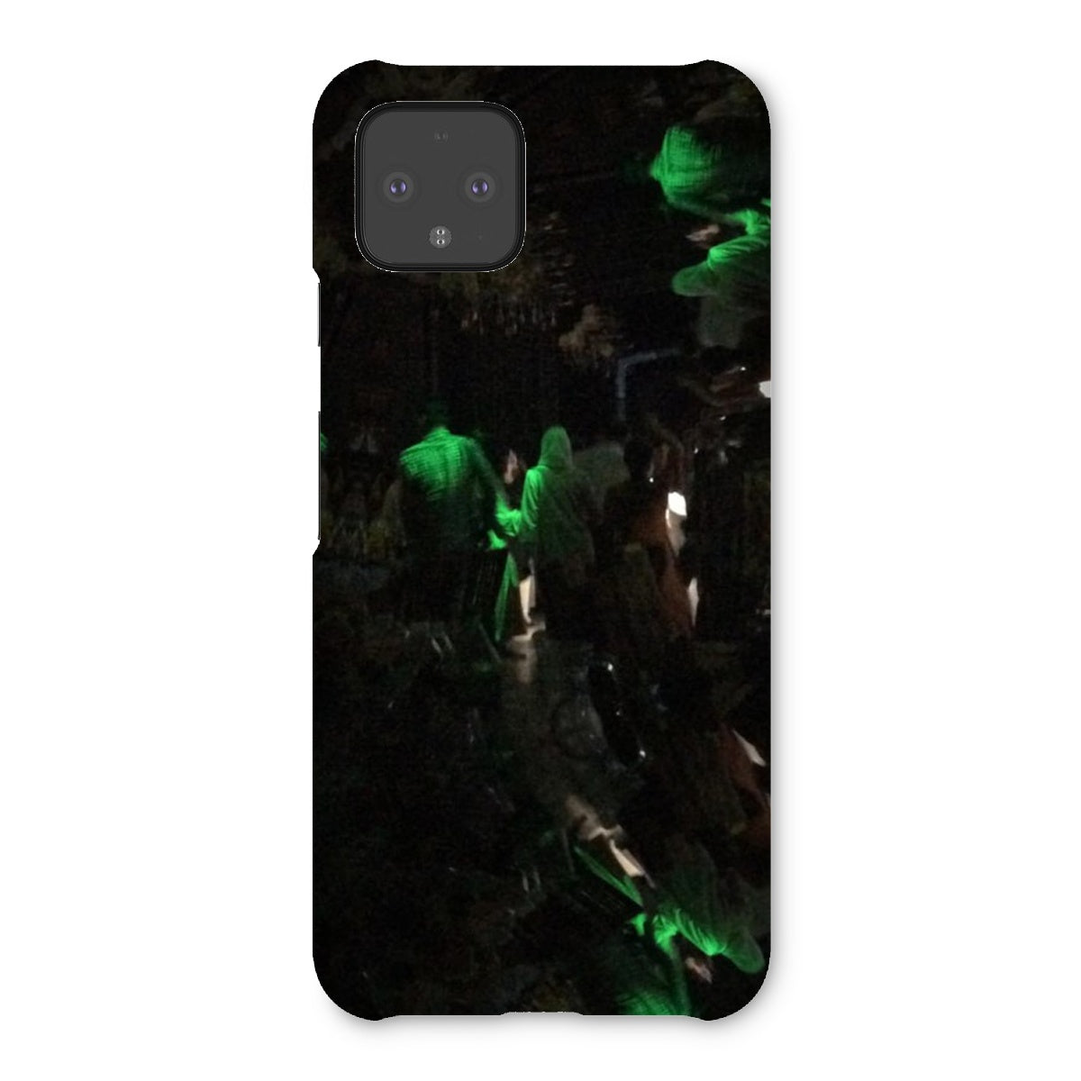 Nightlife Snap Phone Case featuring vibrant nightlife-themed graphics, designed for snug fit and durable protection.