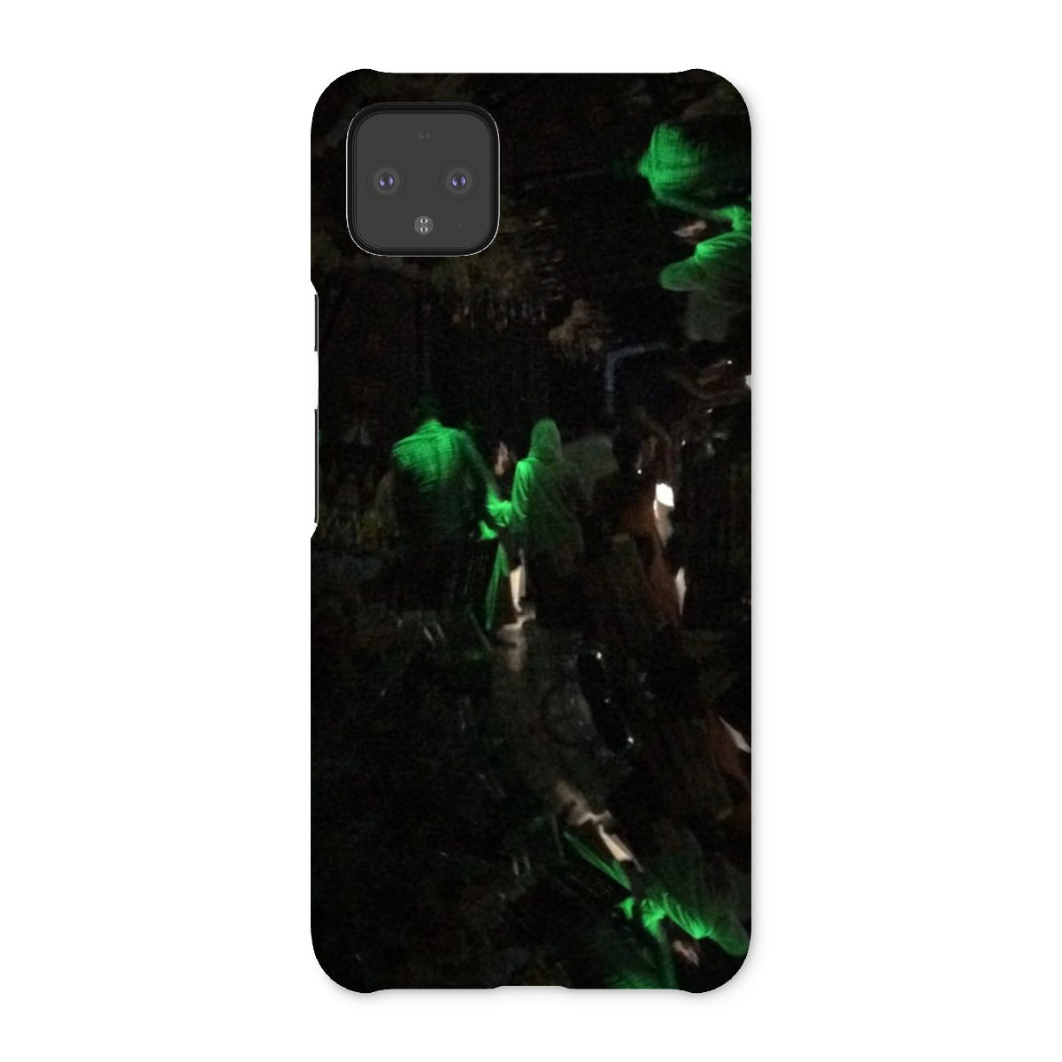 Nightlife Snap Phone Case featuring vibrant nightlife-themed graphics, designed for snug fit and durable protection.