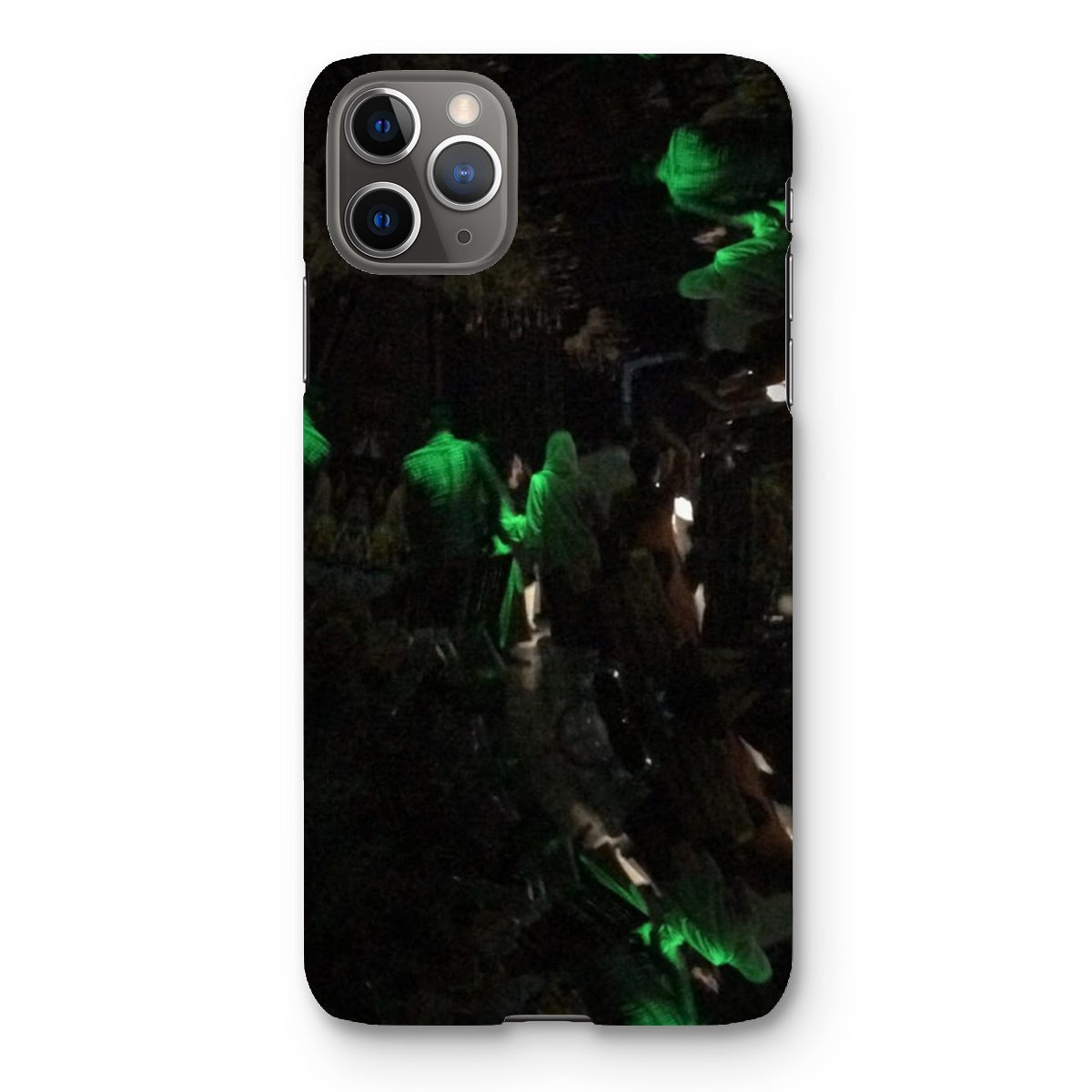 Nightlife Snap Phone Case featuring vibrant nightlife-themed graphics, designed for snug fit and durable protection.