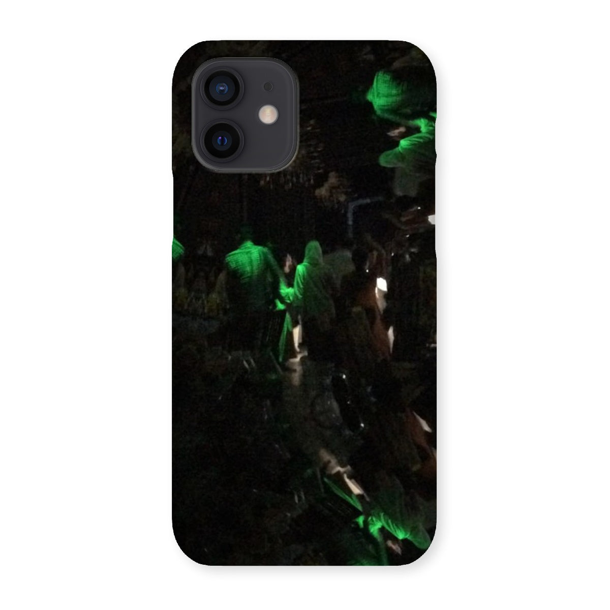 Nightlife Snap Phone Case featuring vibrant nightlife-themed graphics, designed for snug fit and durable protection.
