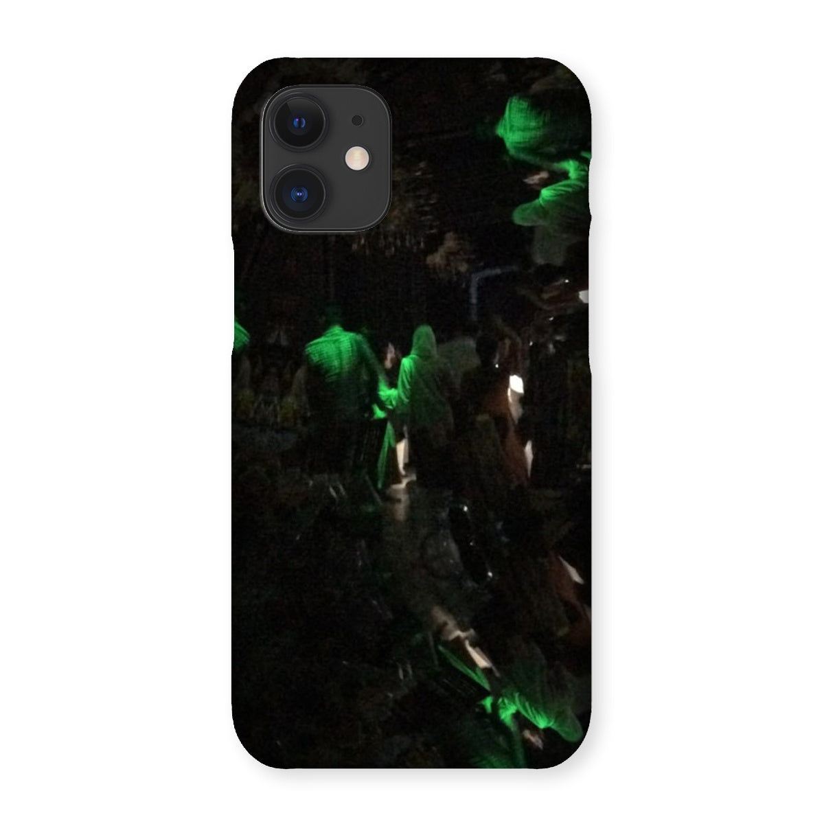 Nightlife Snap Phone Case featuring vibrant nightlife-themed graphics, designed for snug fit and durable protection.