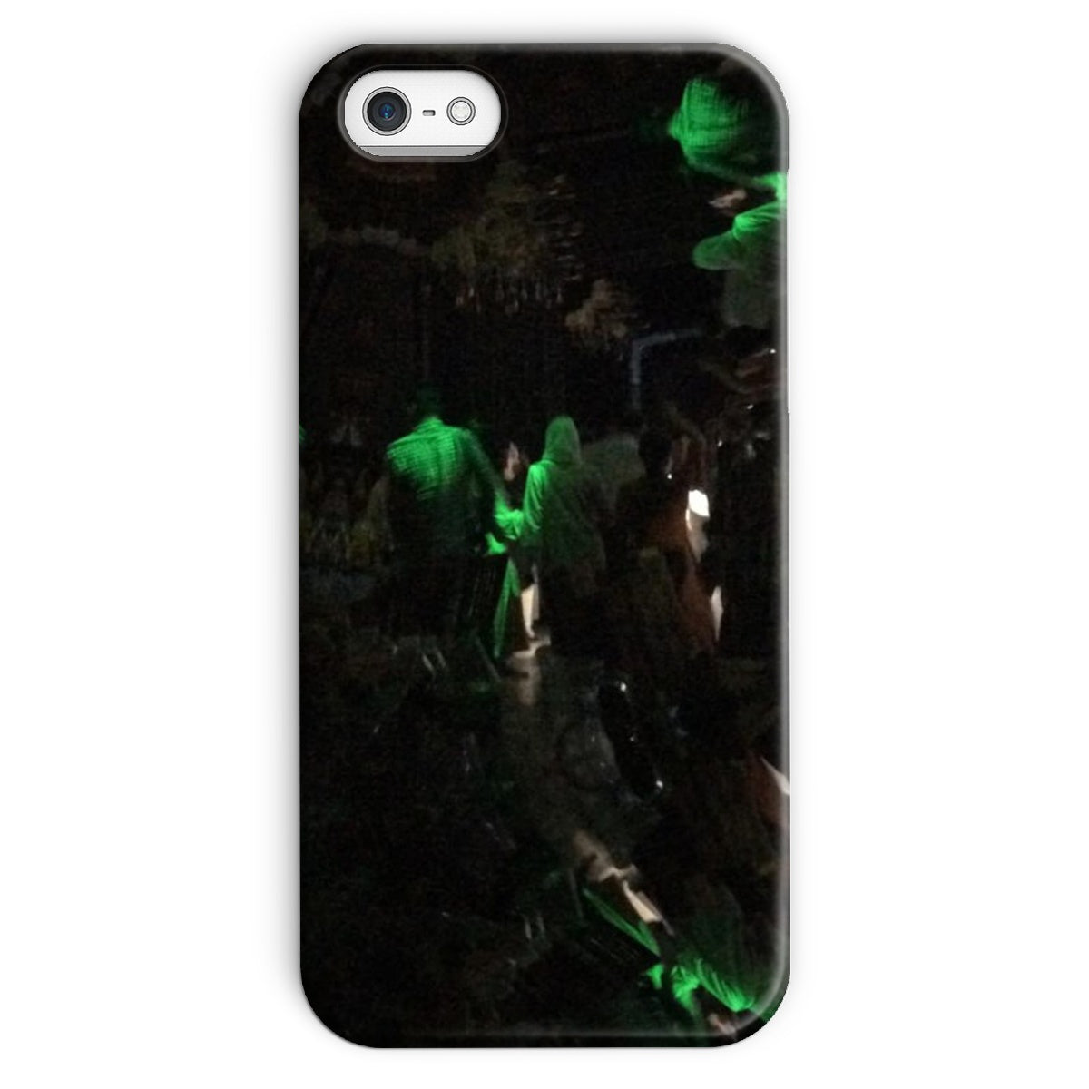 Nightlife Snap Phone Case featuring vibrant nightlife-themed graphics, designed for snug fit and durable protection.