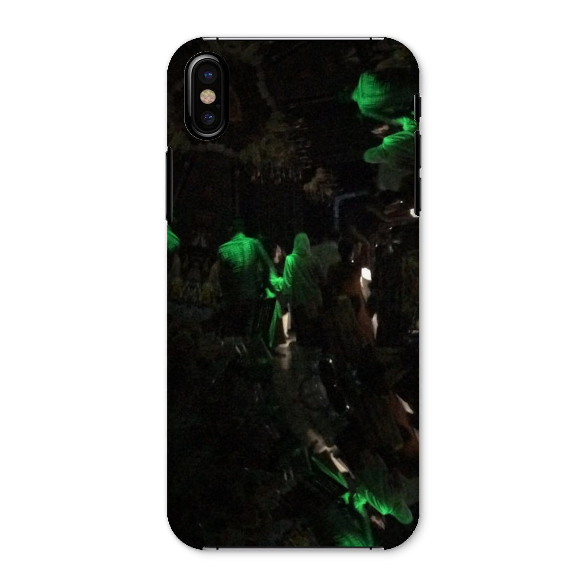 Nightlife Snap Phone Case featuring vibrant nightlife-themed graphics, designed for snug fit and durable protection.