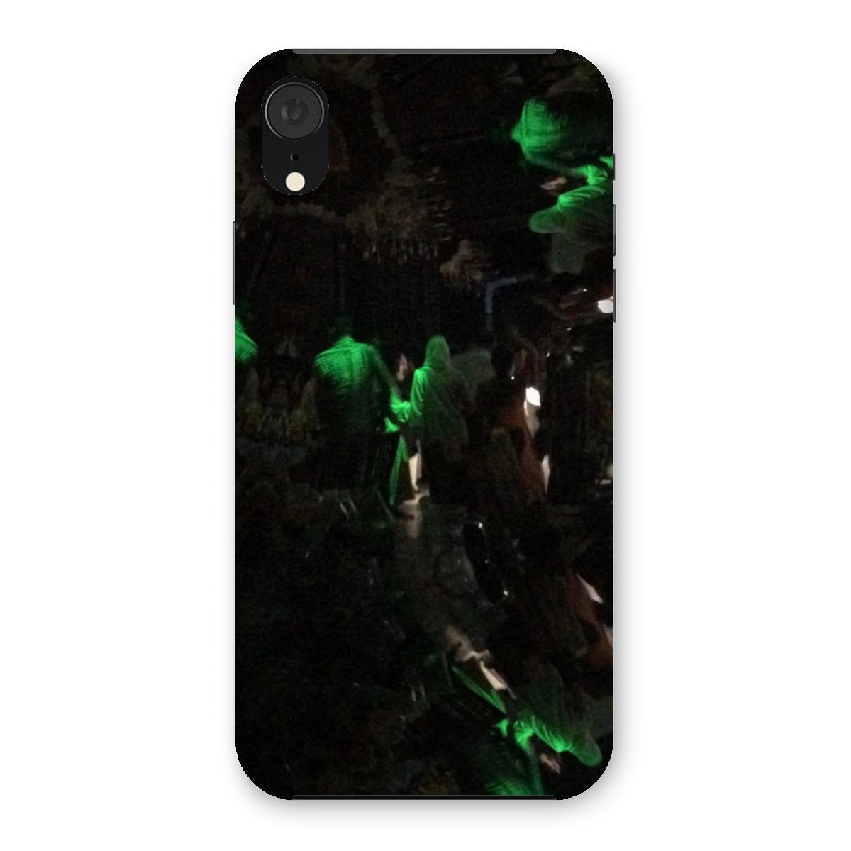 Nightlife Snap Phone Case featuring vibrant nightlife-themed graphics, designed for snug fit and durable protection.