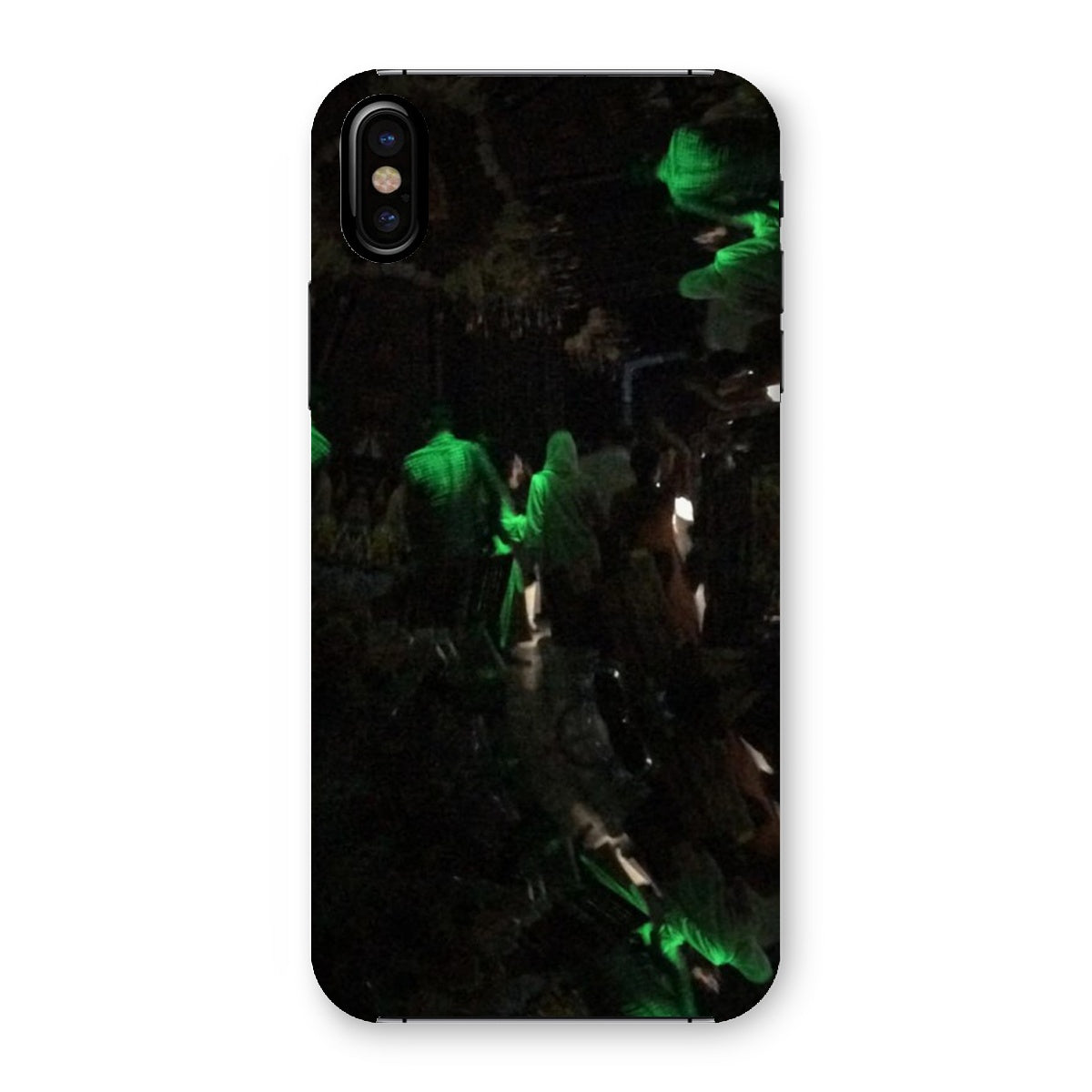 Nightlife Snap Phone Case featuring vibrant nightlife-themed graphics, designed for snug fit and durable protection.