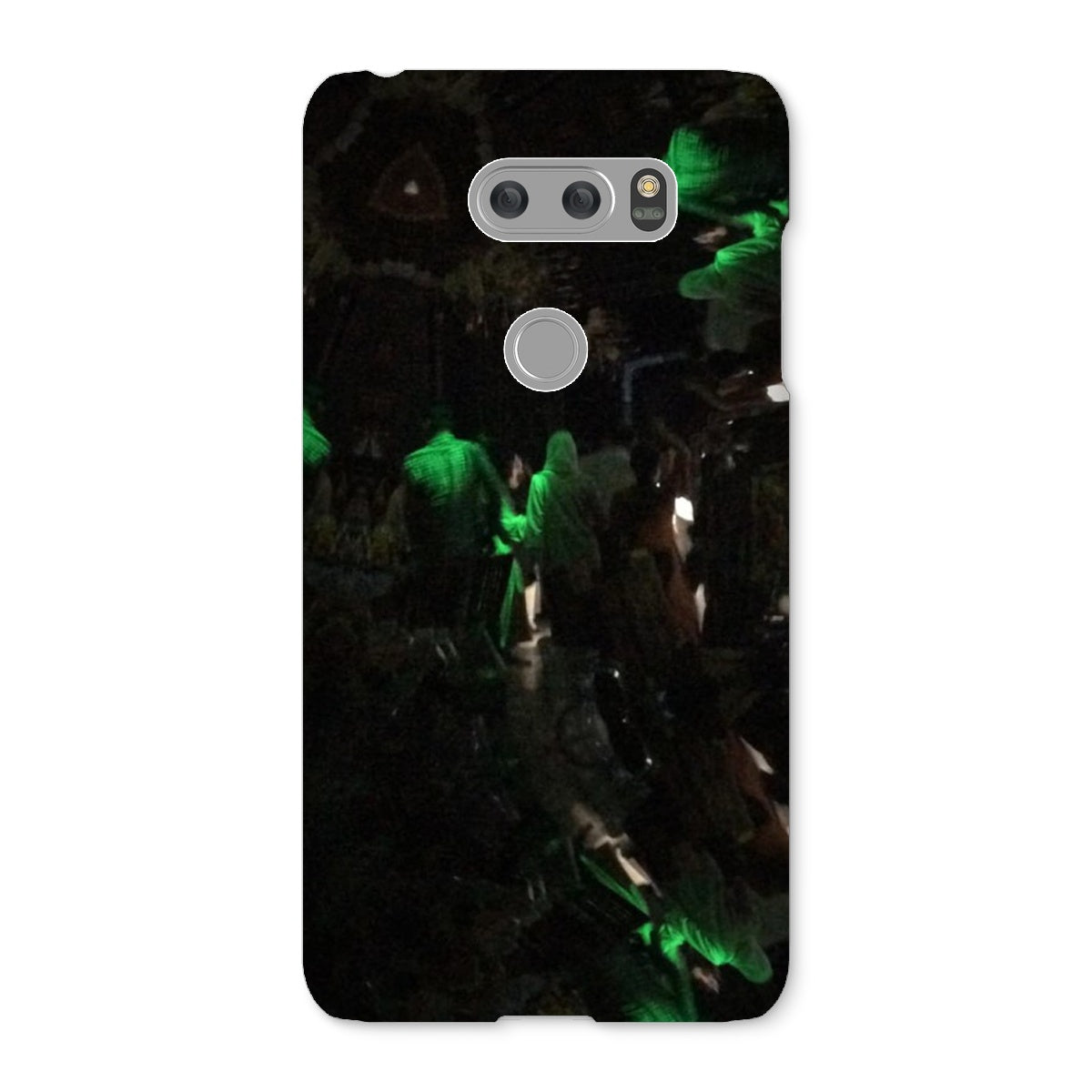 Nightlife Snap Phone Case featuring vibrant nightlife-themed graphics, designed for snug fit and durable protection.