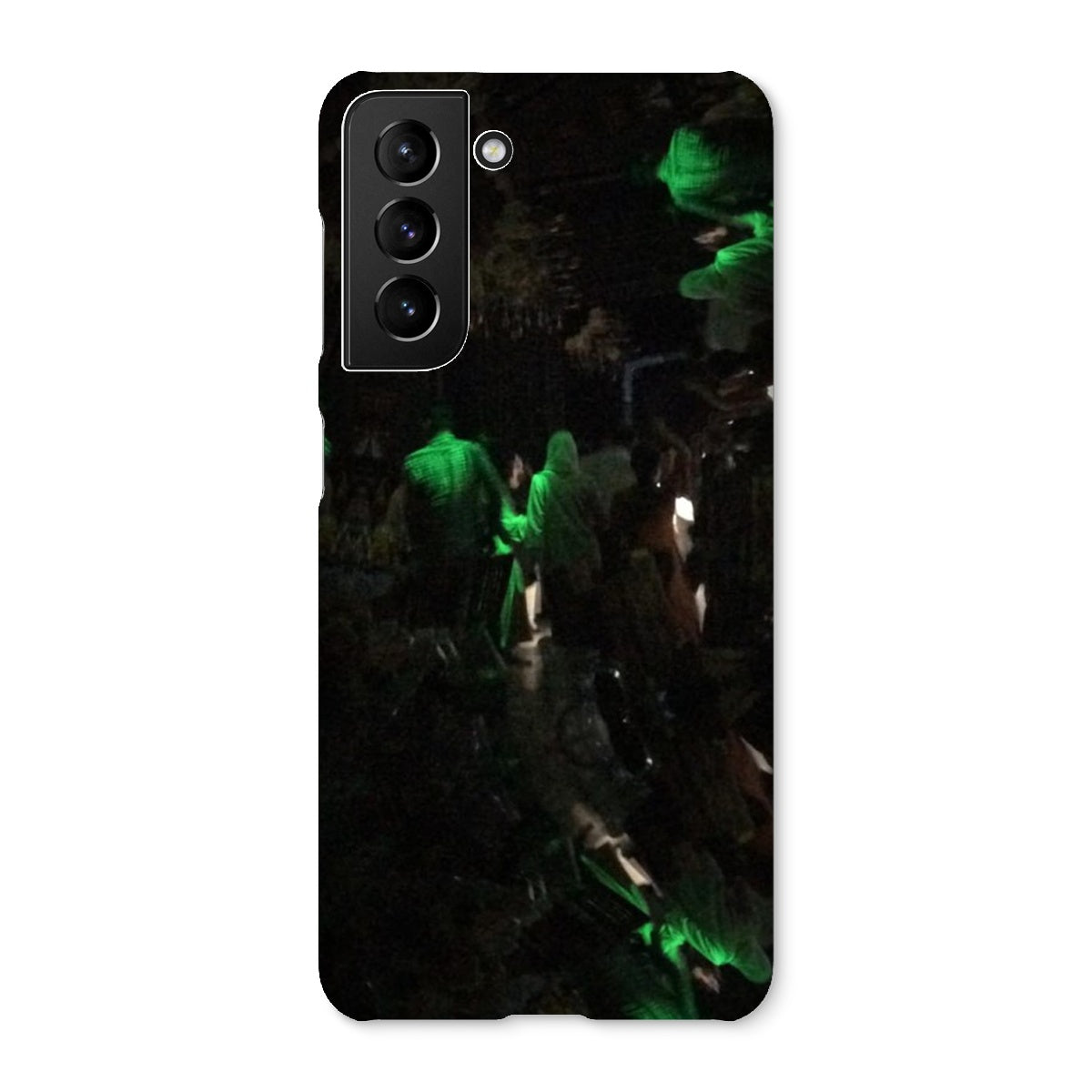 Nightlife Snap Phone Case featuring vibrant nightlife-themed graphics, designed for snug fit and durable protection.