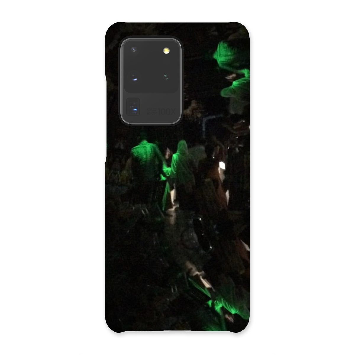 Nightlife Snap Phone Case featuring vibrant nightlife-themed graphics, designed for snug fit and durable protection.