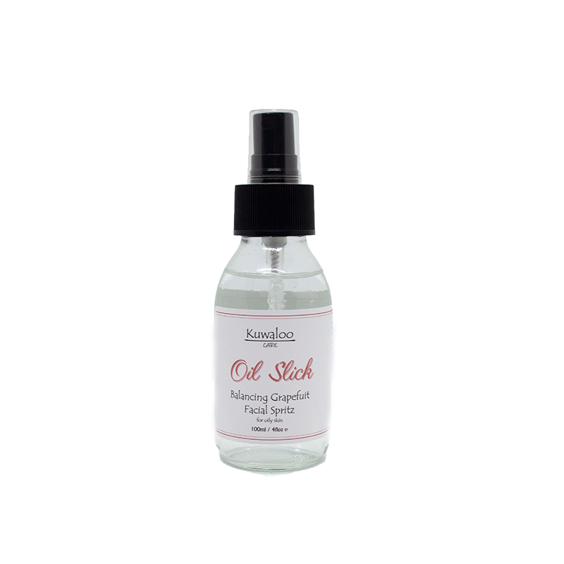 100ml Organic Facial Spritz for oily skin, featuring Grapefruit Hydrosol, cruelty-free and vegan-friendly.