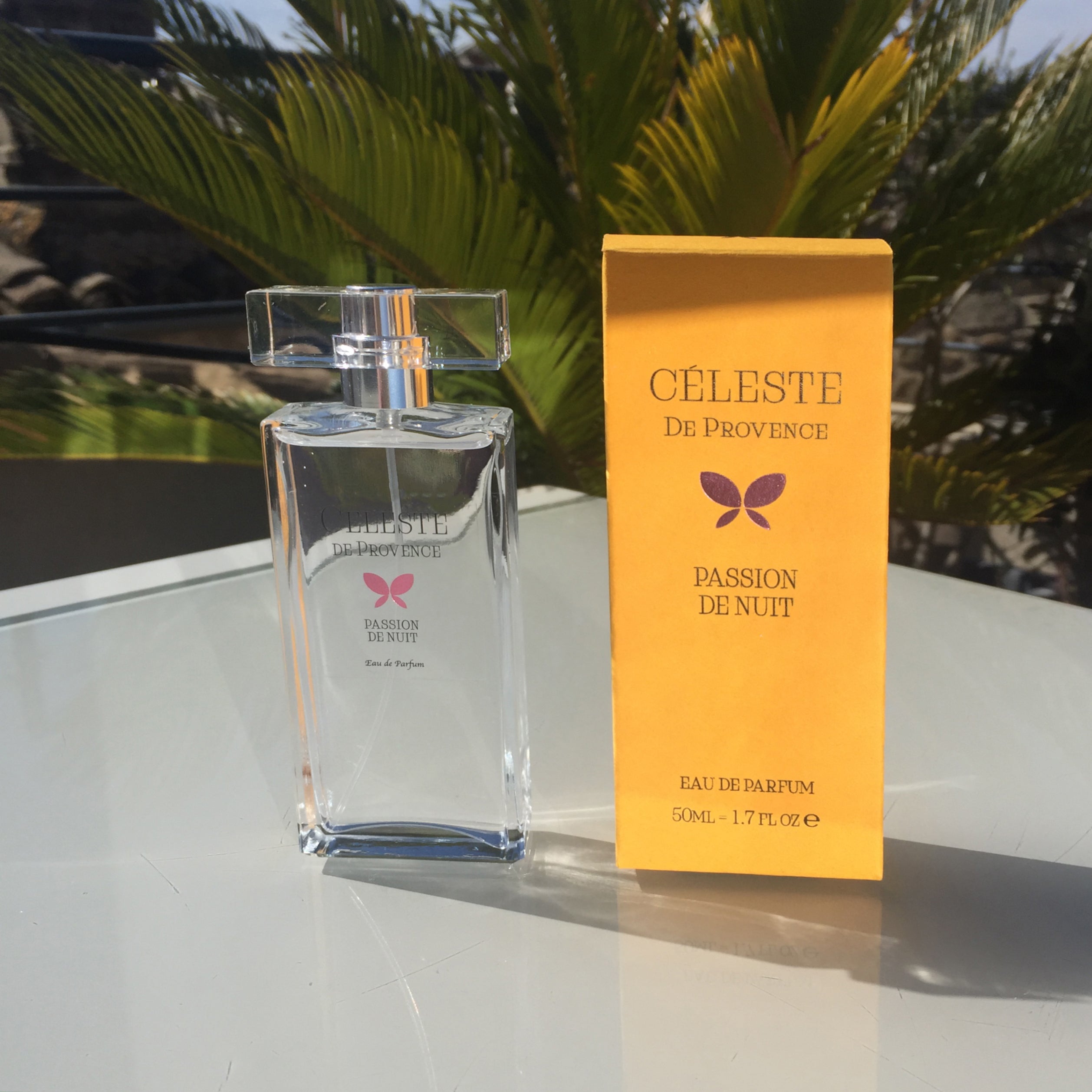 Passion de Nuit 50ml Eau de Parfum bottle with elegant design, showcasing its sophisticated fragrance.