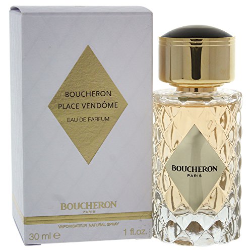 Boucheron Place Vendome Eau de Parfum in an elegant bottle, showcasing its luxurious design and floral essence.
