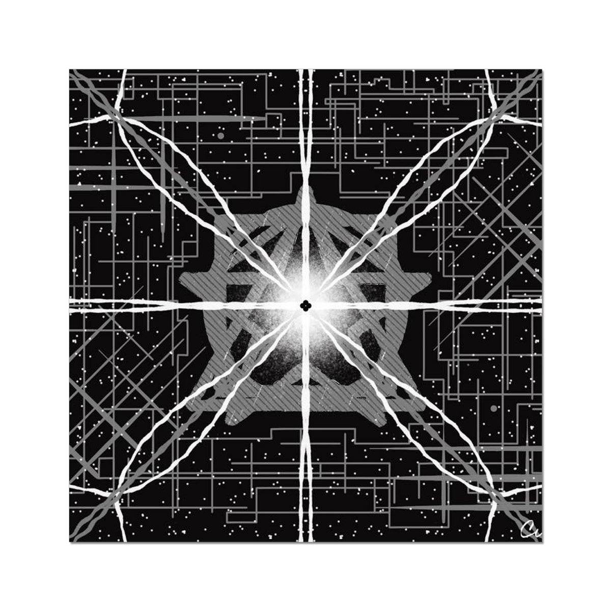 Power Hahnemühle German Etching Print showcasing a velvety surface and vibrant colors, ideal for fine art reproductions.