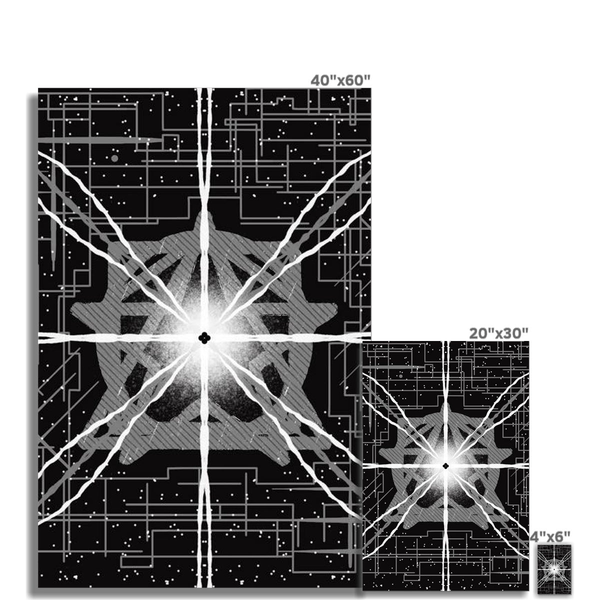 Power Hahnemühle German Etching Print showcasing a velvety surface and vibrant colors, ideal for fine art reproductions.