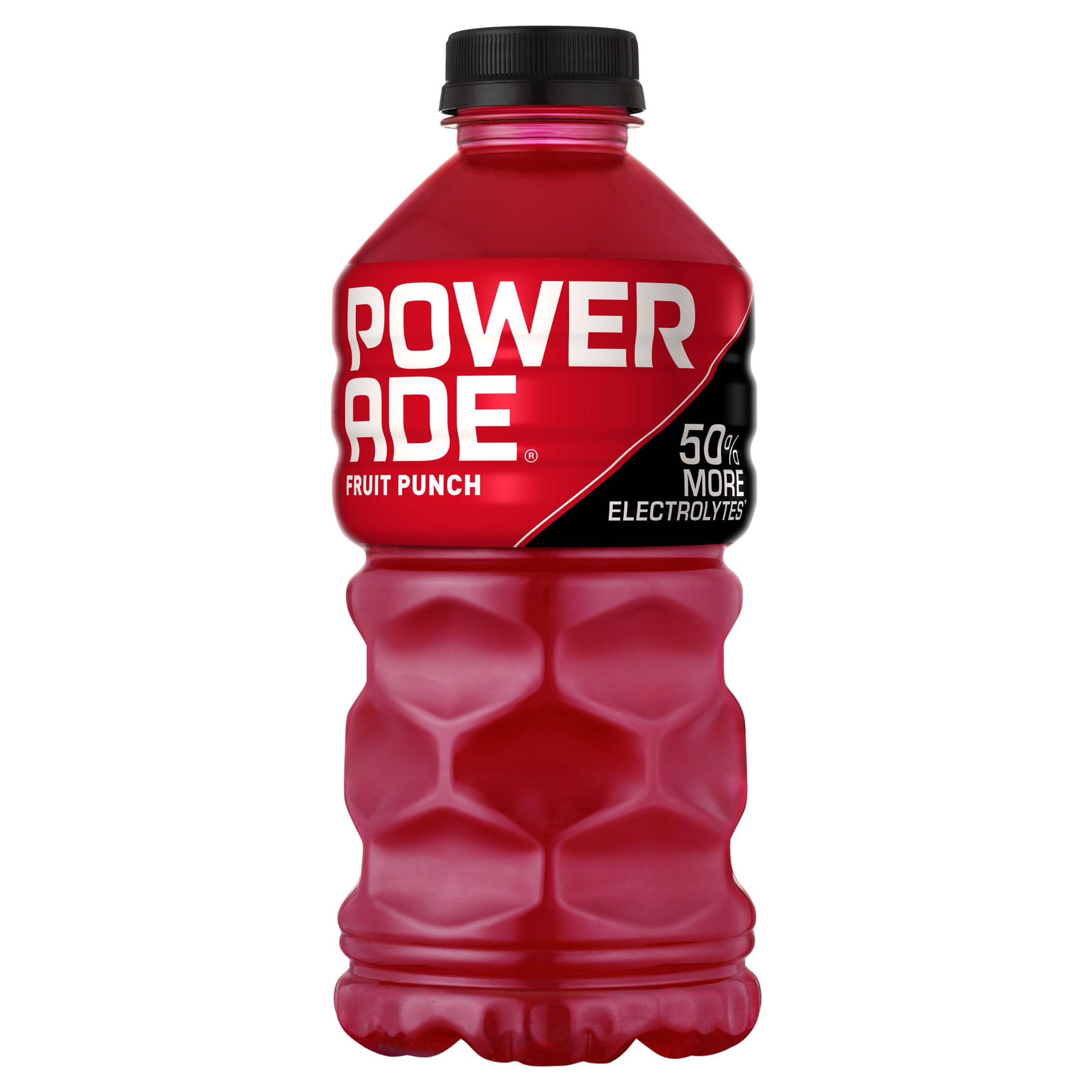 POWERADE Sports Drink Mountain Berry Blast, 20 Ounce can, showcasing vibrant berry colors and branding.